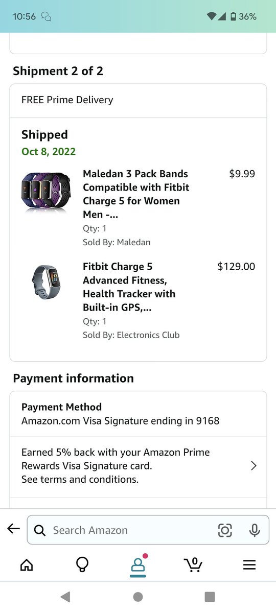 DaveRench's tweet photo. @AmazonHelp Sure, mainly Fitbit is claiming that "Amazon" is a valid reseller of their products for warranty purposes but, when I go through their official Amazon store to buy a product, the product landing page has assigned me to a reseller they don't seem to consider valid https://t.co/zRD12mwCZC
