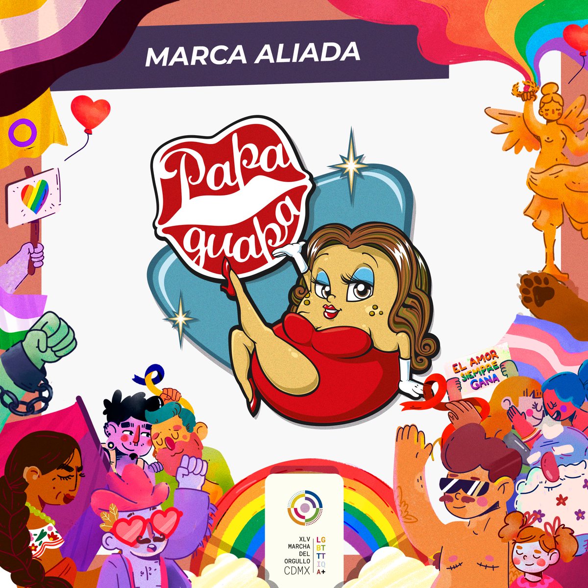 Sábado 24 de Junio, 14:00 hrs. Zócalo de la Ciudad de México #LibertadJusticiayDignidad #JamasNosBorraran #ElOrgulloPermanece <a href="/papaguapa/">Papa Guapa</a>