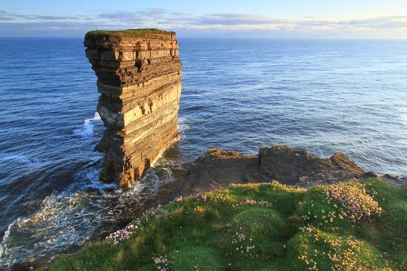 Dun Briste sea stack, Downpatrick Head, County Mayo, Ireland!💚🇮🇪☘️