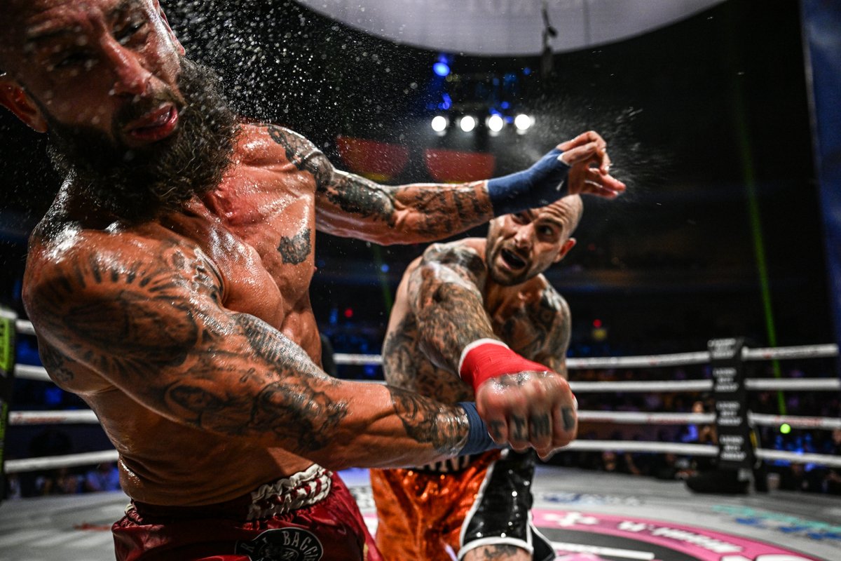 One of the wildest photos from BKFC 45! Watch live right now on the BKFC+ App at BKFC.com