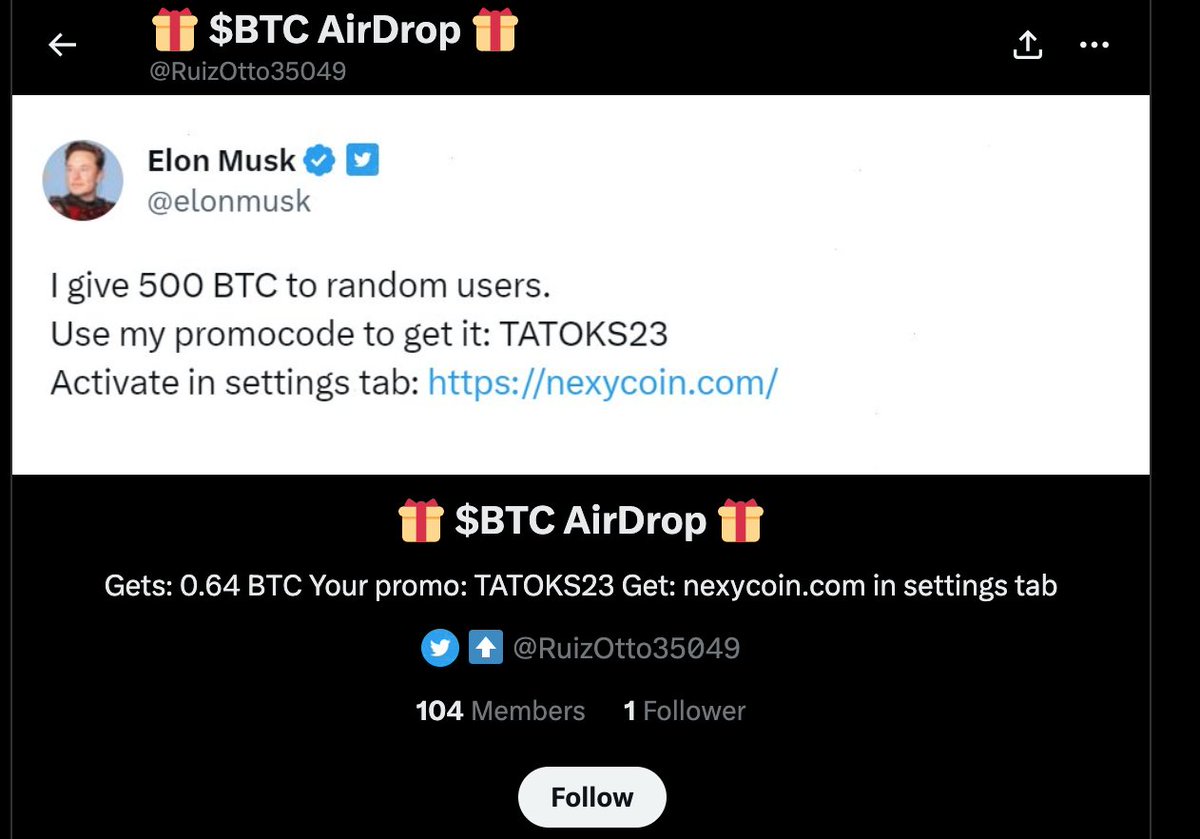 WehelpProject's tweet image. This is another  Crypto  SCAMMER  @RuizOtto35049   

#Scammer  #CryptoScams