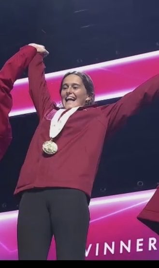 BIG NEWS out of SkillsUSA! Annalise Lopes has been named the first ever Eagle to be named a SkillsUSA NATIONAL CHAMPION winning Gold in the Facilithon!! 

Congrats to Annalise and her Facilities Management teacher Mr. Dave South! We are SO proud of you!!!!!! #1 in the nation!!!!