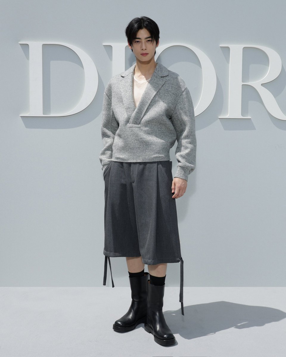 230623 ASTRO Cha Eunwoo at DIOR men's summer 24 Paris Fashion Week