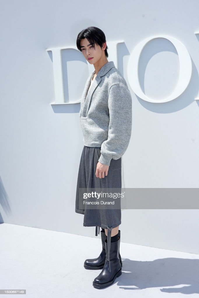 230623 ASTRO Cha Eunwoo at DIOR men's summer 24 Paris Fashion Week