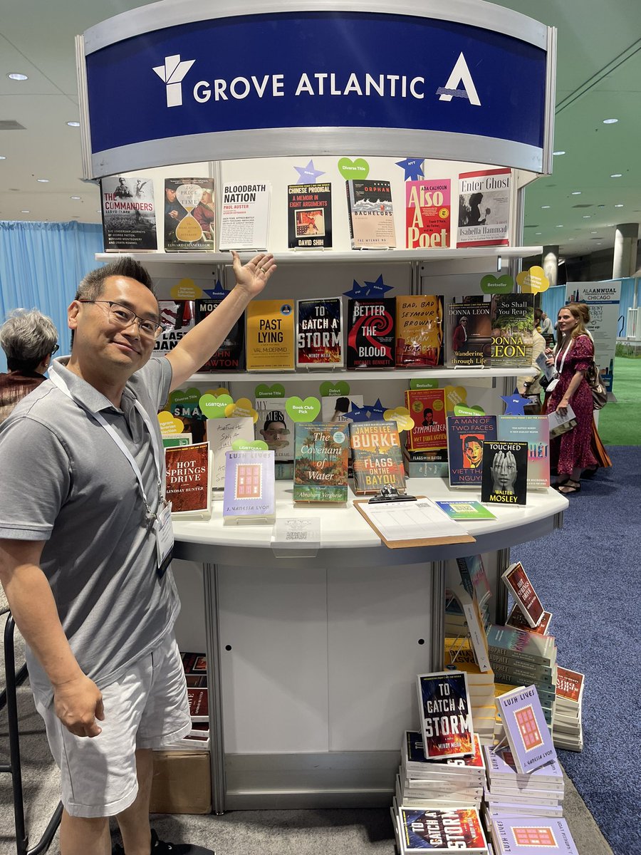 professorshih's tweet photo. At the @groveatlantic booth at #ALAAC23 to talk about writing #ChineseProdigal. Love to see you on Sunday afternoon. https://t.co/uNVj7AISiX