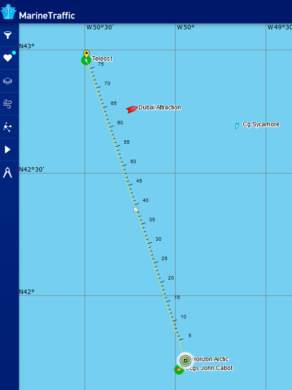MikeChillit's tweet photo. #Titan I will update through the night. At the moment it's pretty quiet out there. #Teleost will arrive on the scene sometime after 6 AM UTC. It is almost 1:30 UTC at the moment. https://t.co/vpvYHqnlGe