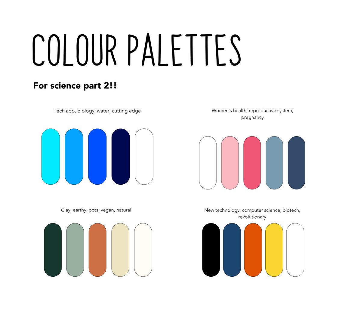 designsthatcell's tweet image. WOW, so many of you liked our colour palette post so here are some more science colour schemes curated by us!🫶

#colour #colourscheme