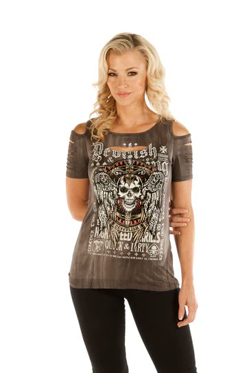 BayouThrottle's tweet image. Dare to be devilish in our seductive Devilish top! At Bayouthrottle.com 🔥 Unleash your inner rebel with a slit bodice, cold shoulder, and skull &amp;amp; wings graphic. #DevilishTop #RebelStyle #EdgyFashion