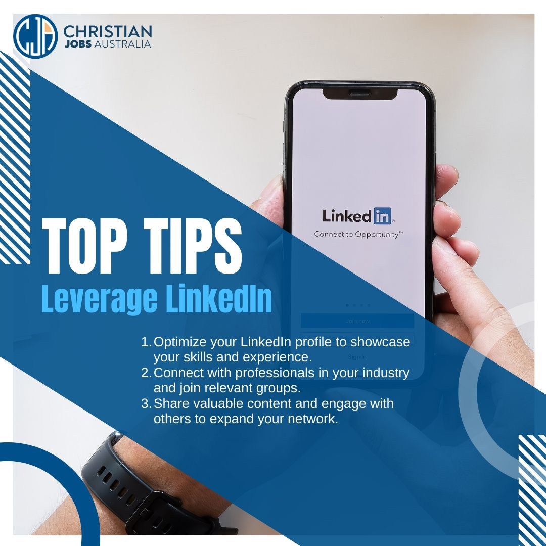 ChristianJobsAU's tweet image. 🔍 TOP Tips: Leverage LinkedIn! 🌐
christianjobs.com.au 

#JobSeekerTips #LinkedInNetworking #ChristianjobsAU #Christianjobsaustralia #ChristianJobs #christiancareers #careeradvice #linkedin #jobtips #aussiechristians