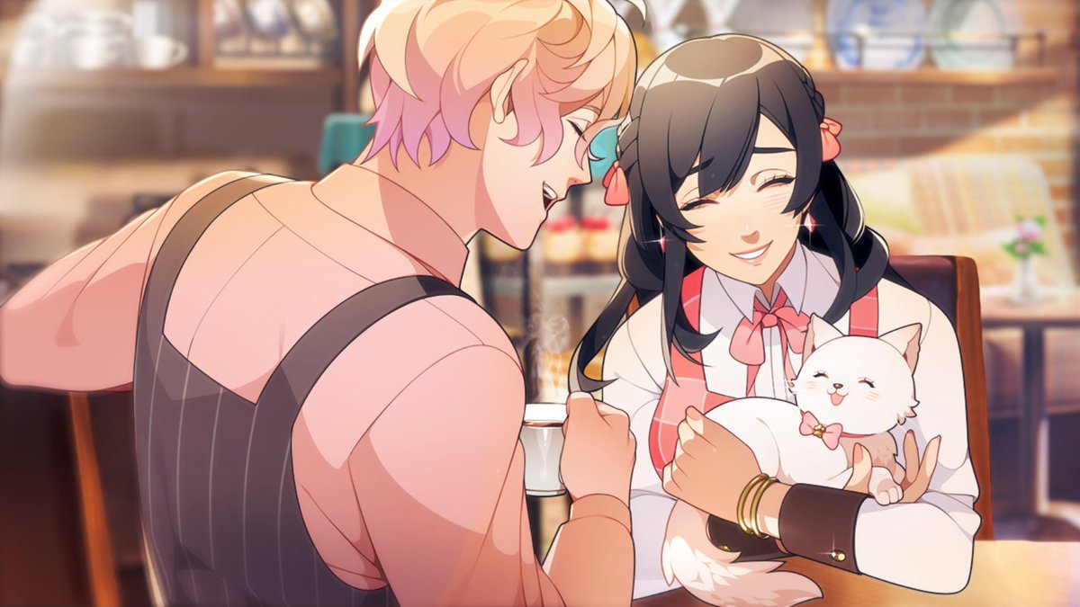 OtomeAuntie's tweet photo. i cannot handle the AMAZING CGs and HILARIOUS references in this game. @gretuskigames is NAILING IT. #LoveSol
(unlike me, who got their @ wrong in my first tweet, my badddddd ๐
) https://t.co/opg6yxLYtb