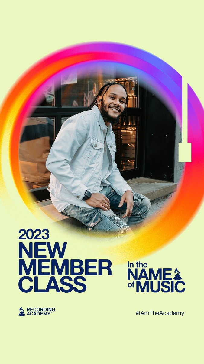 Honored & proud to join the @RecordingAcad Class of 2023! 🙏🏽

Music has been a HUGE part of my life for as long as I can remember and it’s opened countless doors for me, excited to continue to allow it to pave a way for me in life.

#IAmTheAcademy