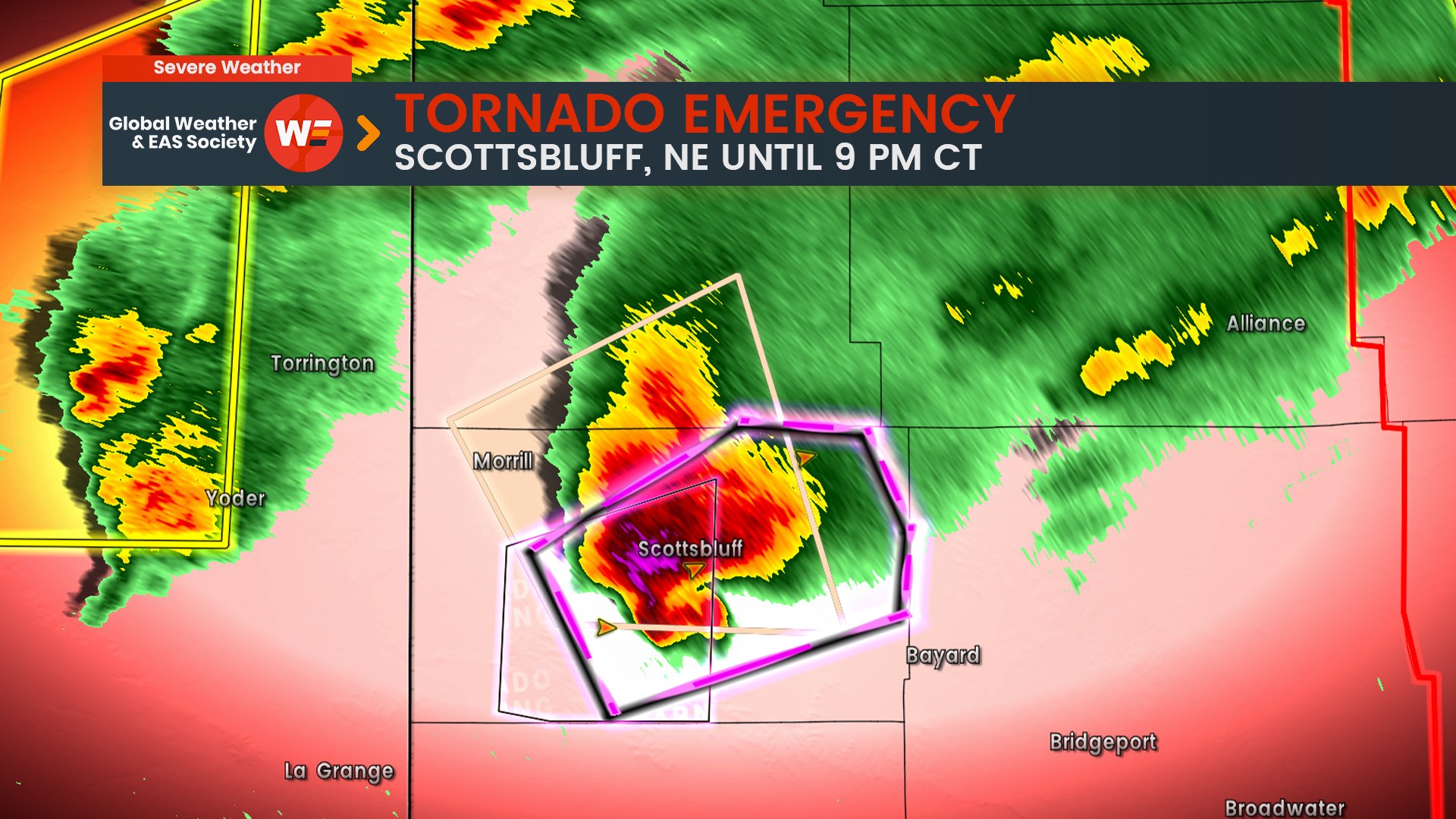 Global Weather & EAS Society on Twitter "Tornado EMERGENCY has been