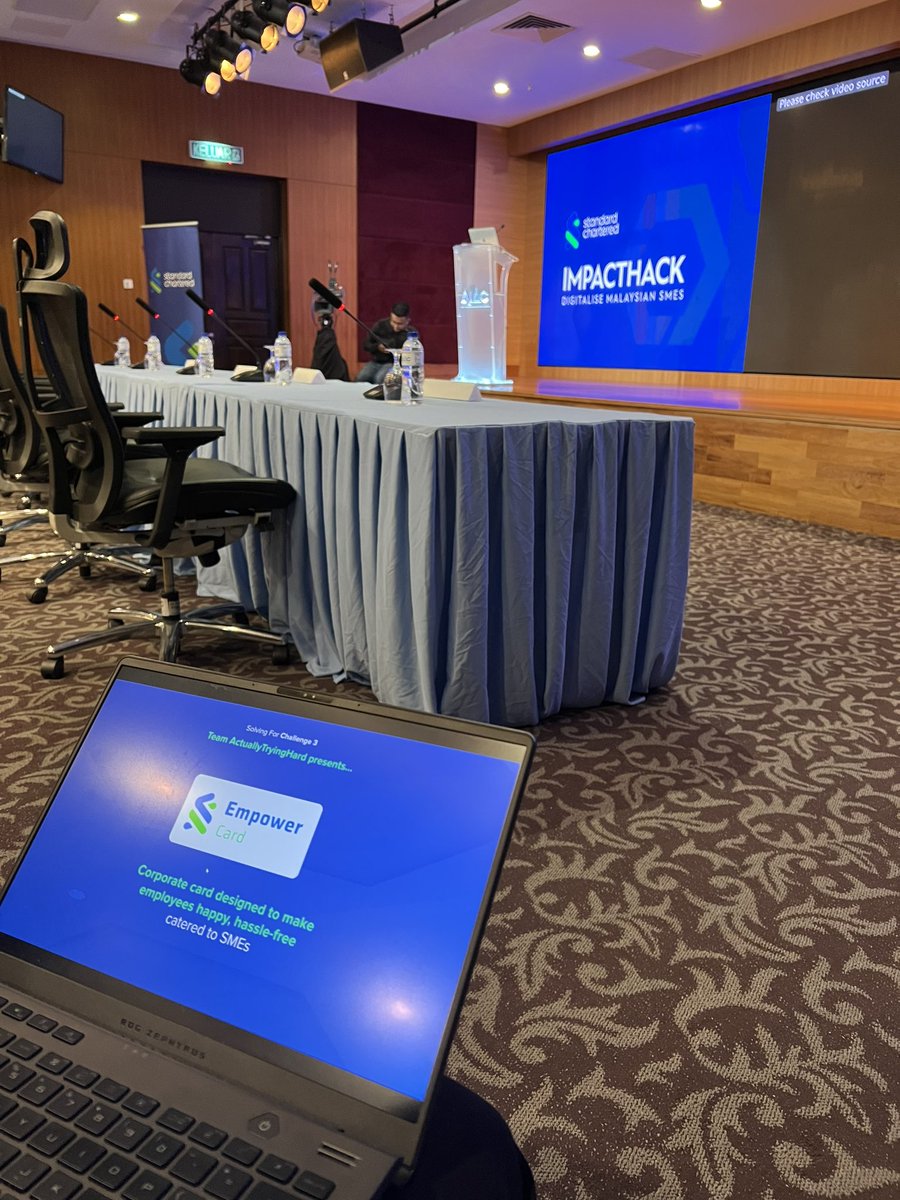 khairulnazran's tweet photo. Finals day! #ImpactHack2023 https://t.co/C0oCMtVGrr