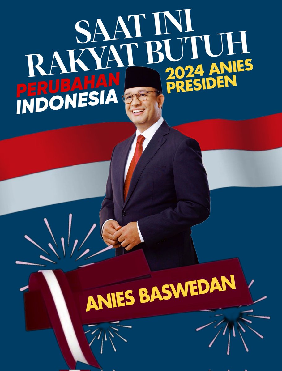 amusude's tweet photo. Kita semua butuh perubahan
Kita semua butuh kemajuan
Kita semua butuh kemakmuran

Saatnya tentukan pilihan tepat untuk Indonesia yang bermartabat
Bpk @aniesbaswedan calon presiden 2024-2029

#maridukungramairamai https://t.co/cG5o8qvvsS
