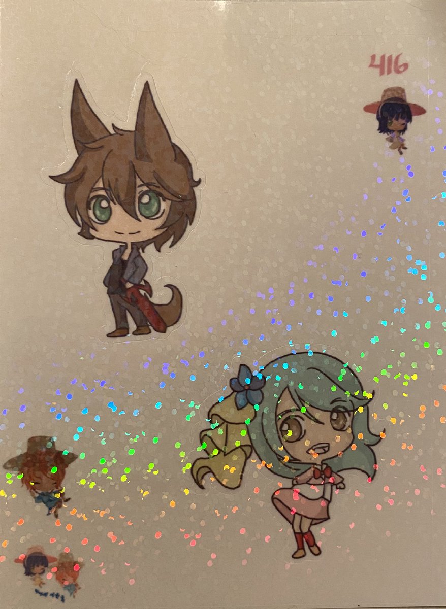 yeonwoo2567's tweet photo. I made stickers for volume one print version of the story. Also I was asked to make stickers of my coworkers and I did. I am on there too but where? #stickers #silhouettePortait #glitter #WebtoonCanvas #comicCharacters #IAmSorryForLovingYou https://t.co/n4r8Ipa27E