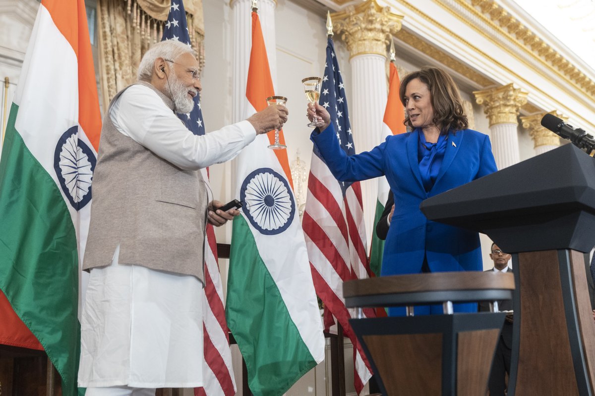India’s global engagement has been not only to the benefit of the people of India, but also to the people of America and people all over the world. Together, our nations and our people will continue the fight for progress and continue to serve the greater good.