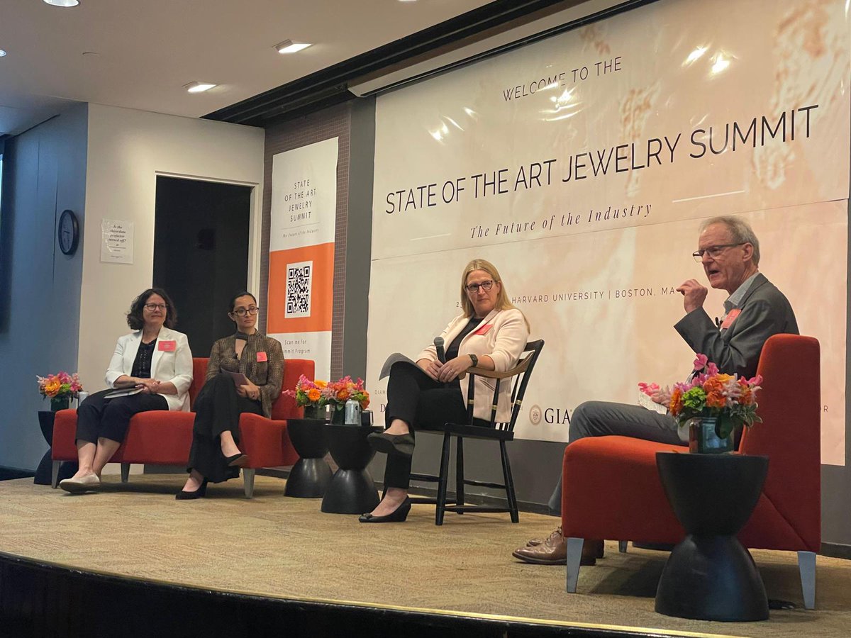 Earlier today, <a href="/tobypomeroy/">Toby Pomeroy</a>, joined other leaders in the jewelry industry to speak at the State of Art Jewelry Summit that took place at Havard University Geo Lecture Hall.