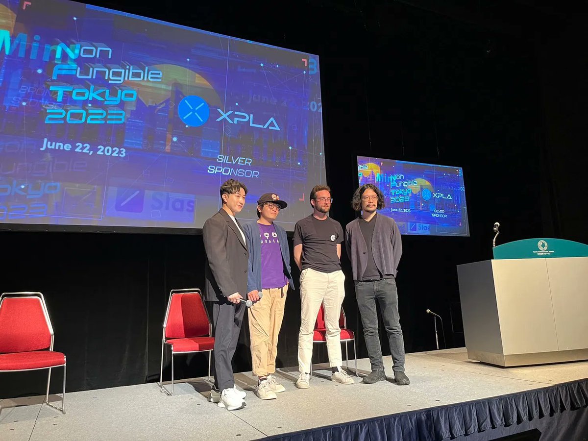 #nftokyo2023
PARALAND's first global debut !!!
We're pleased to attend as one of the speakers in NFTokyo 2023.
Thanks to everyone coming by and the NFTokyo team! 
See you guys in the metaverse 🙌  🙌  🙌

#jbw#metaverse#web3