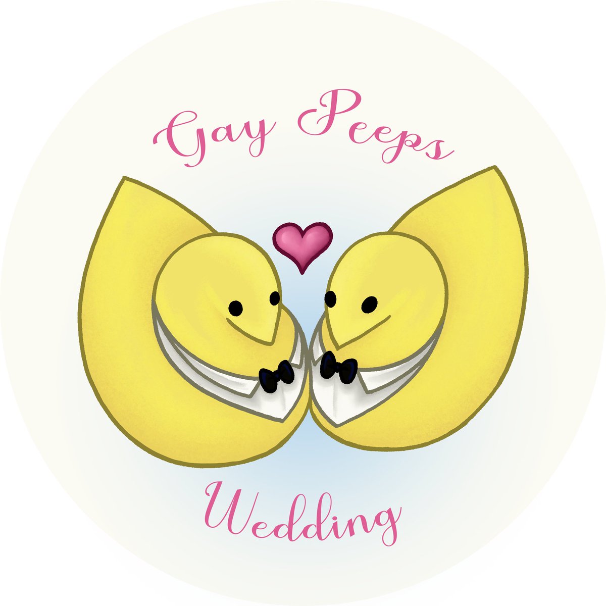 GalvanizedArt's tweet photo. gay peeps wedding https://t.co/E3k6seszbQ