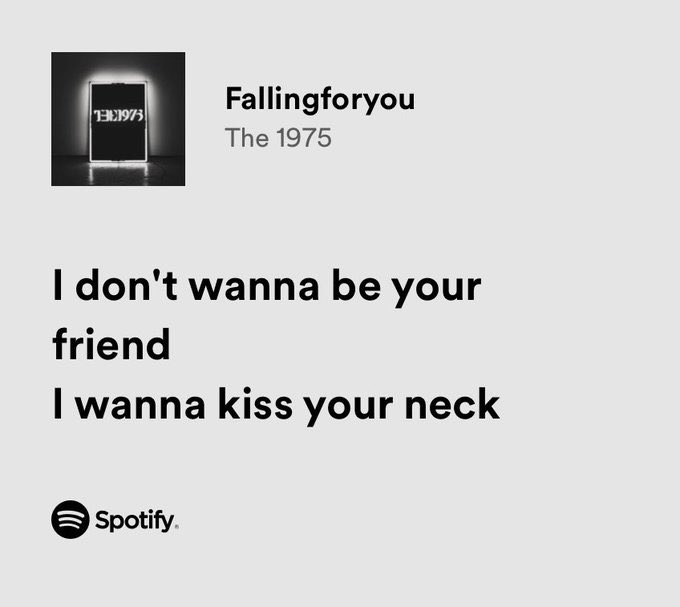 the 1975 / falling for you