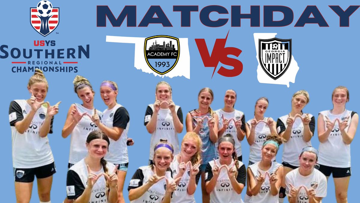 blitzacademyfc's tweet photo. Good Luck 2007 Blitz Academy FC Girls vs the Georgia State Champs, Georgia Impact. @blitzacademyfc 
@USClubSoccer @USYouthSoccer @usyscups 
@GeorgiaSoccer https://t.co/SEbRJDE5DR