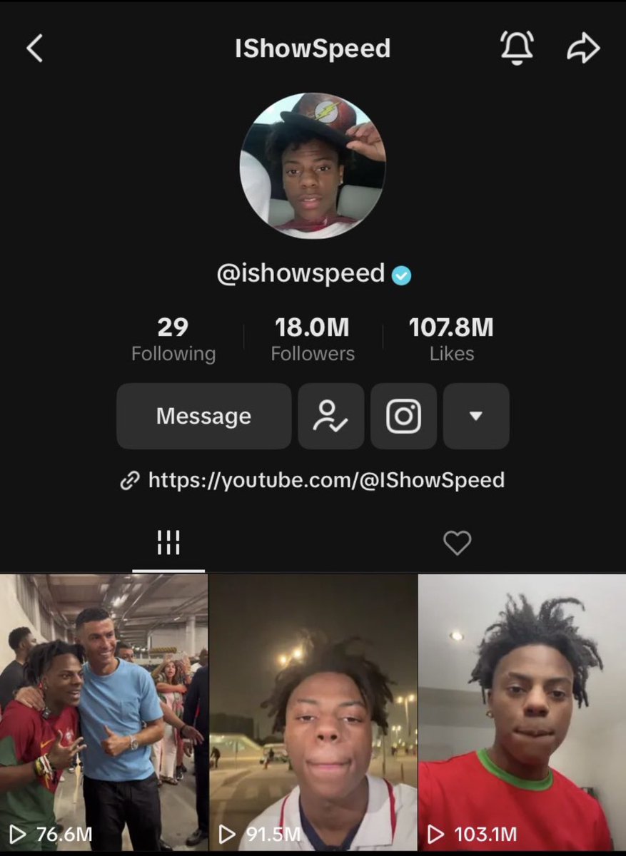 Speedy Updates on X: iShowSpeed hits 10M followers on Instagram