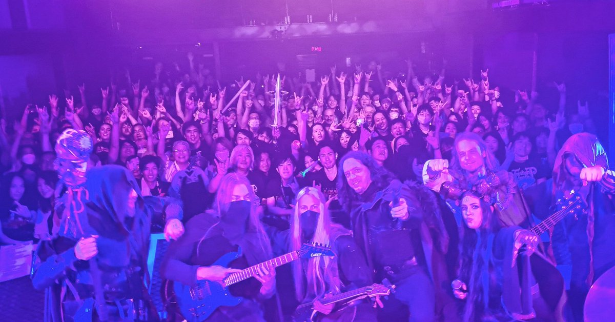 What a magic night in Sendai! Thank you all brave knights! You were mighty and valiant beyond words! ⚔️🔮⚔️
Tonight the quest continues in Tokyo!
#twilightforce #adventuremetal #powermetal #metal #sendai #japan