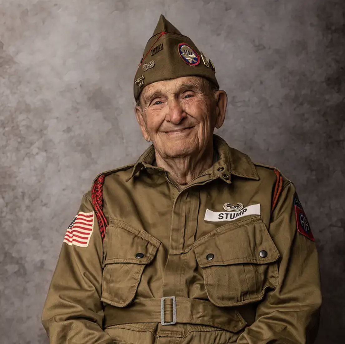 So saddened to learn of Cliff Stump’s passing.  
 
In early June of 1944, Cliff descended out of the darkness in a glider to land behind enemy lines in Normandy, France.  He was Company E, 80th Airborne Anti-Aircraft Artillery Battalion, 82nd Airborne.  Cliff would go on to fight…