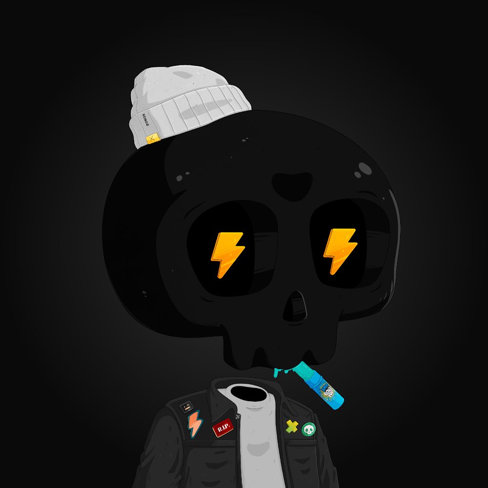 SolanaSinner's tweet photo. Minted @BoniesRip 💀 

#Solana #SolanaNFT #SolanaNFTs #NFT #NFTs https://t.co/yonQ23gciH