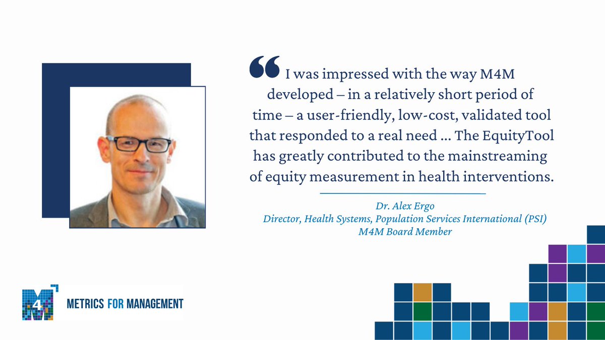 Metrics for Management (@metrics4mgmt) on Twitter photo 👏 <a href="/Metrics4mgmt/">Metrics for Management</a> puts data to use through evidence-based performance measures.
📣Meet our Board Member, Dr. Alex Ergo, who combines understanding of the global health landscape & its key players with an appreciation of realities in #LMICs. 👏 <a href="/Metrics4mgmt/">Metrics for Management</a> puts data to use through evidence-based performance measures.
📣Meet our Board Member, Dr. Alex Ergo, who combines understanding of the global health landscape & its key players with an appreciation of realities in #LMICs.