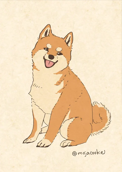 久々にワンコが描きたくなったので。