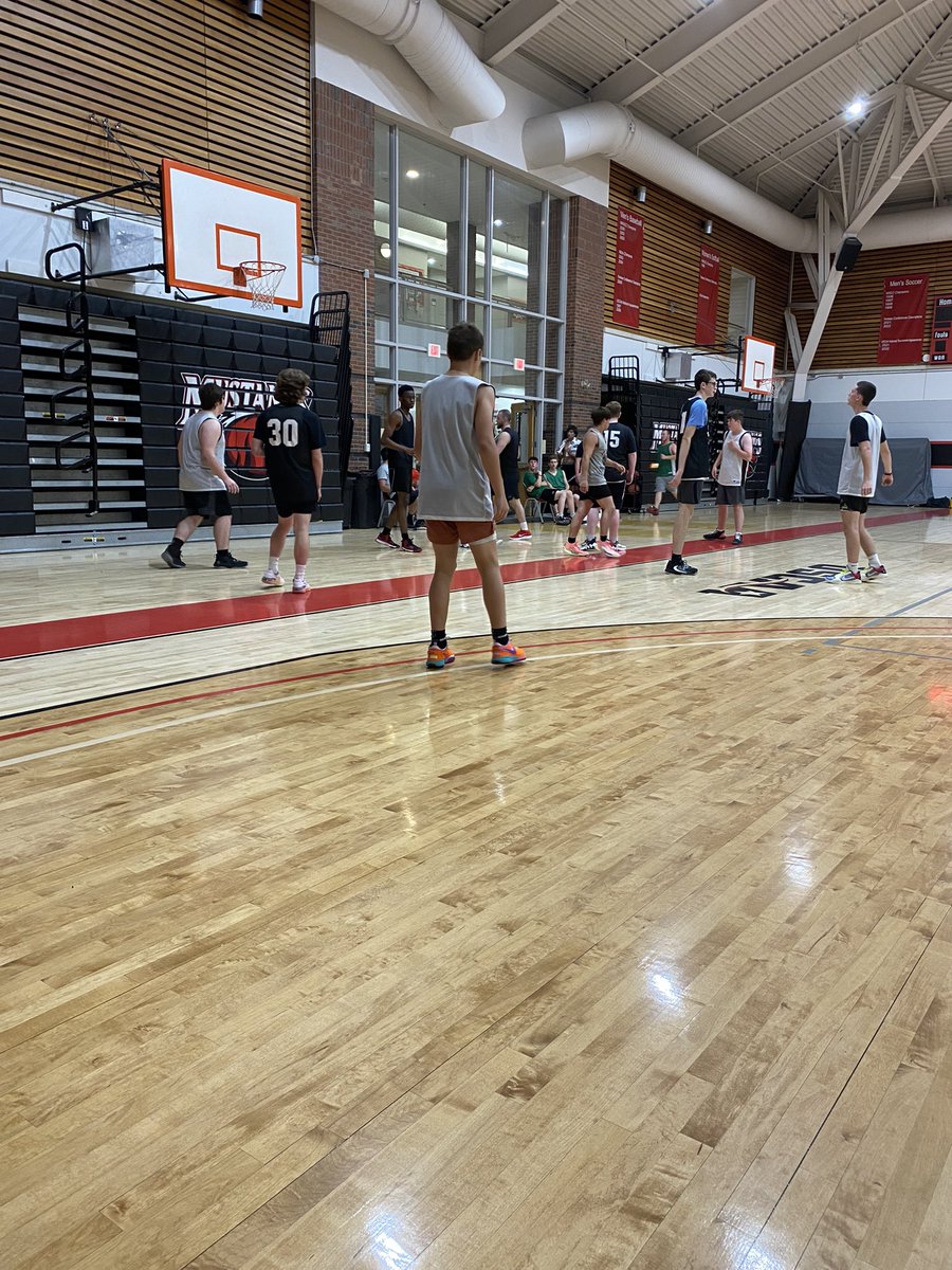 One of my favorite parts of the summer, heading to team camp! Night one off to a great start at @CMMustangs camp!