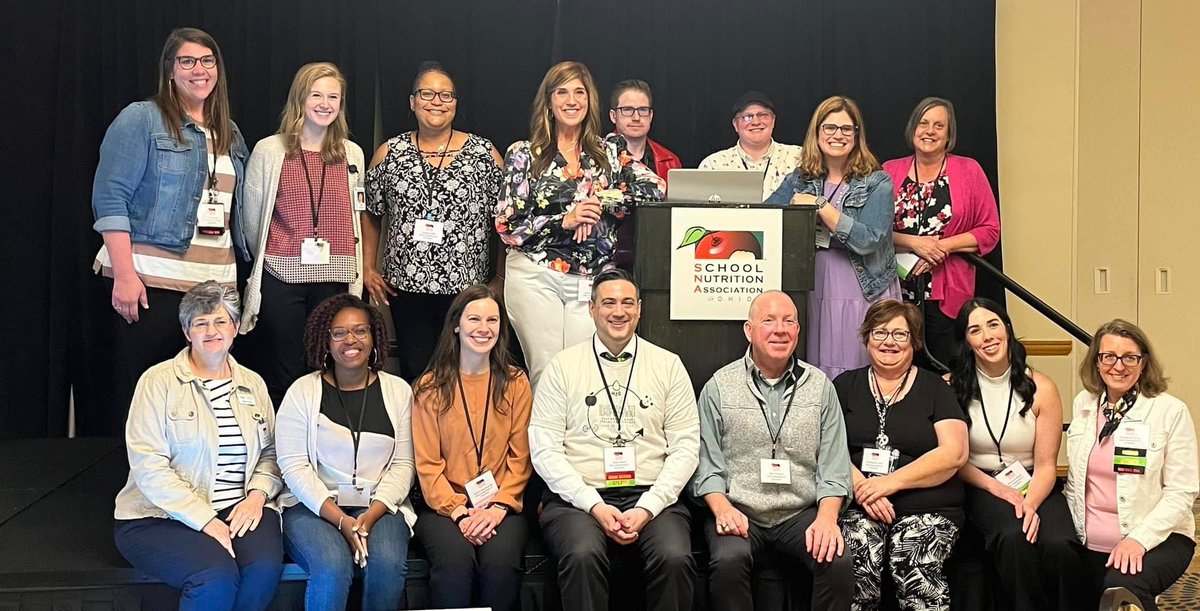 Some of my amazing ODE Office of Nutrition colleagues and I attended the Ohio School Nutrition Association conference this week!