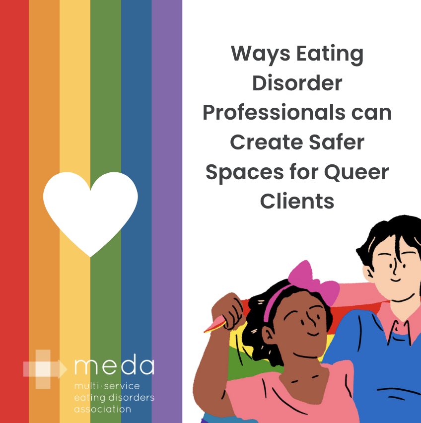 RECOVERwithMEDA's tweet photo. As a clinician, you get to cultivate a healing space for your clients. When you see clients from #LGBTQIA+ communities, it is crucial that you do not underestimate the type of trauma associated with marginalization.

Check out our IG for more details on this post. ✨ https://t.co/qL3kMNI0fC