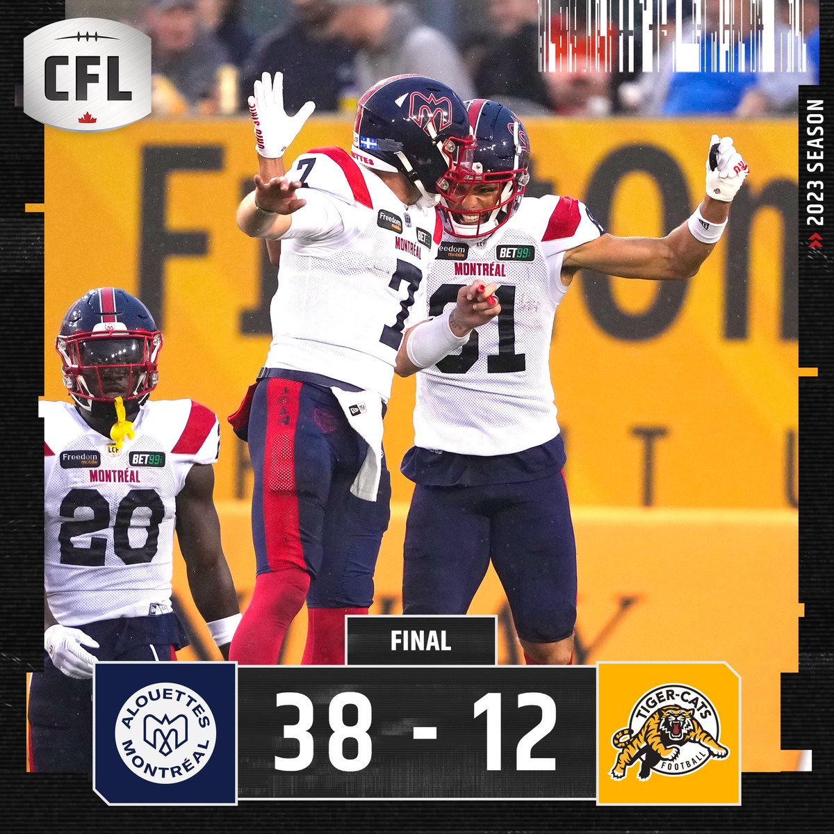 CFL (@cfl) on Twitter photo All Alouettes in Steel Town!
#CFLGameday | <a href="/MTLAlouettes/">Alouettes de Montréal</a> <a href="/Ticats/">Hamilton Tiger-Cats</a> All Alouettes in Steel Town!
#CFLGameday | <a href="/MTLAlouettes/">Alouettes de Montréal</a> <a href="/Ticats/">Hamilton Tiger-Cats</a>