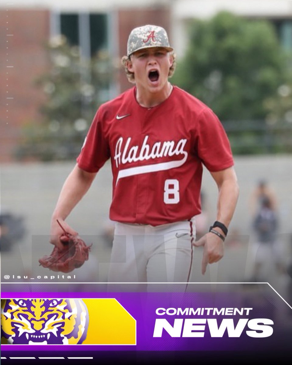 BREAKING: LSU picks up a commitment from Alabama transfer Kade Woods 
-
The 6’3 RHP led Alabama relief pitchers in Ks and had an 11-6 record for the Tide this season
