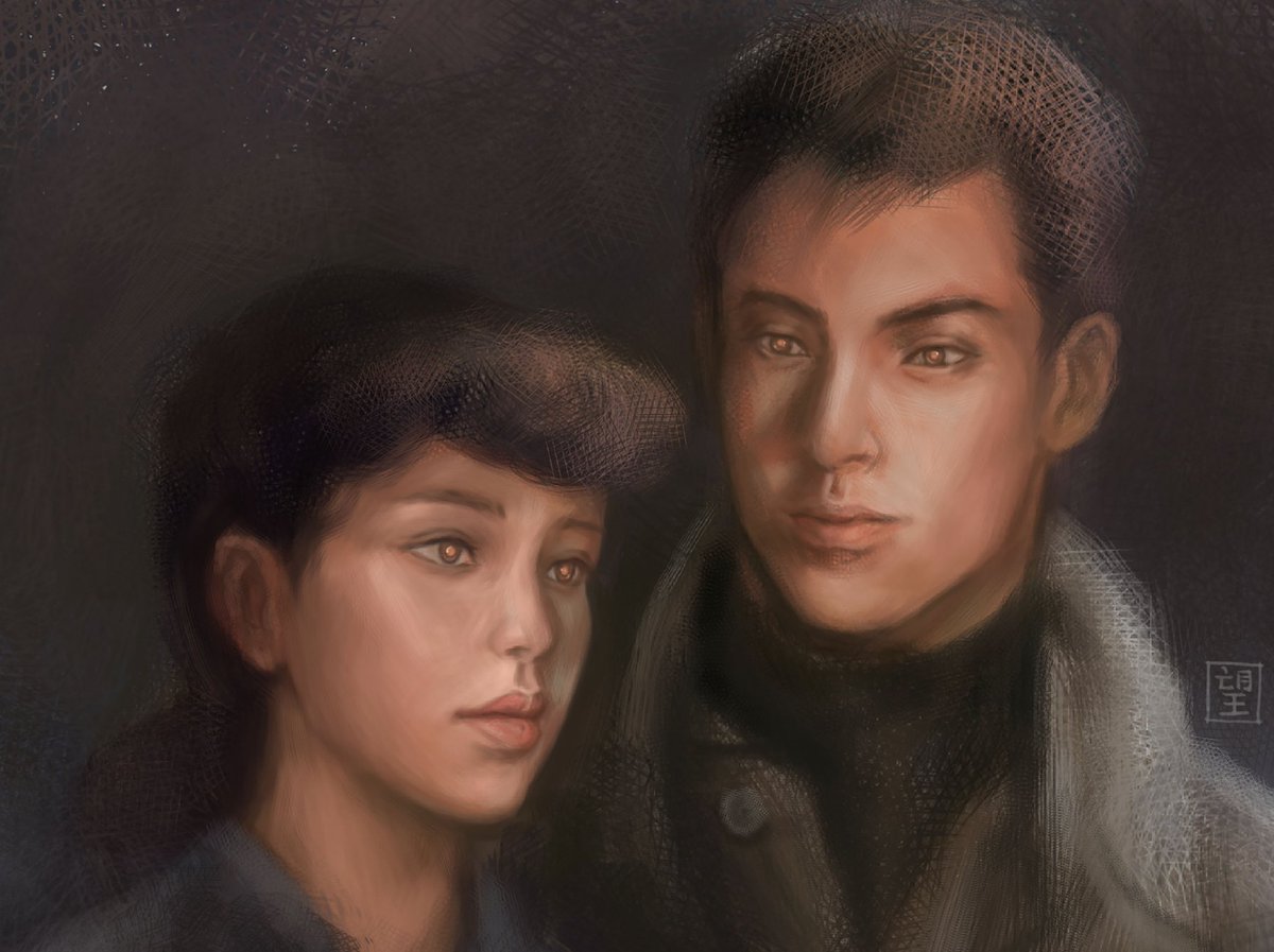 2-Person Portrait Commission Done!
Xiao Lan Hua and Dongfang Qingqang in a Blade Runner AU concept, which will be dropping soon on AO3 by @sassybluee

THANK YOU SO MUCH FOR COMMISSIONING ME AGAIN!♡
