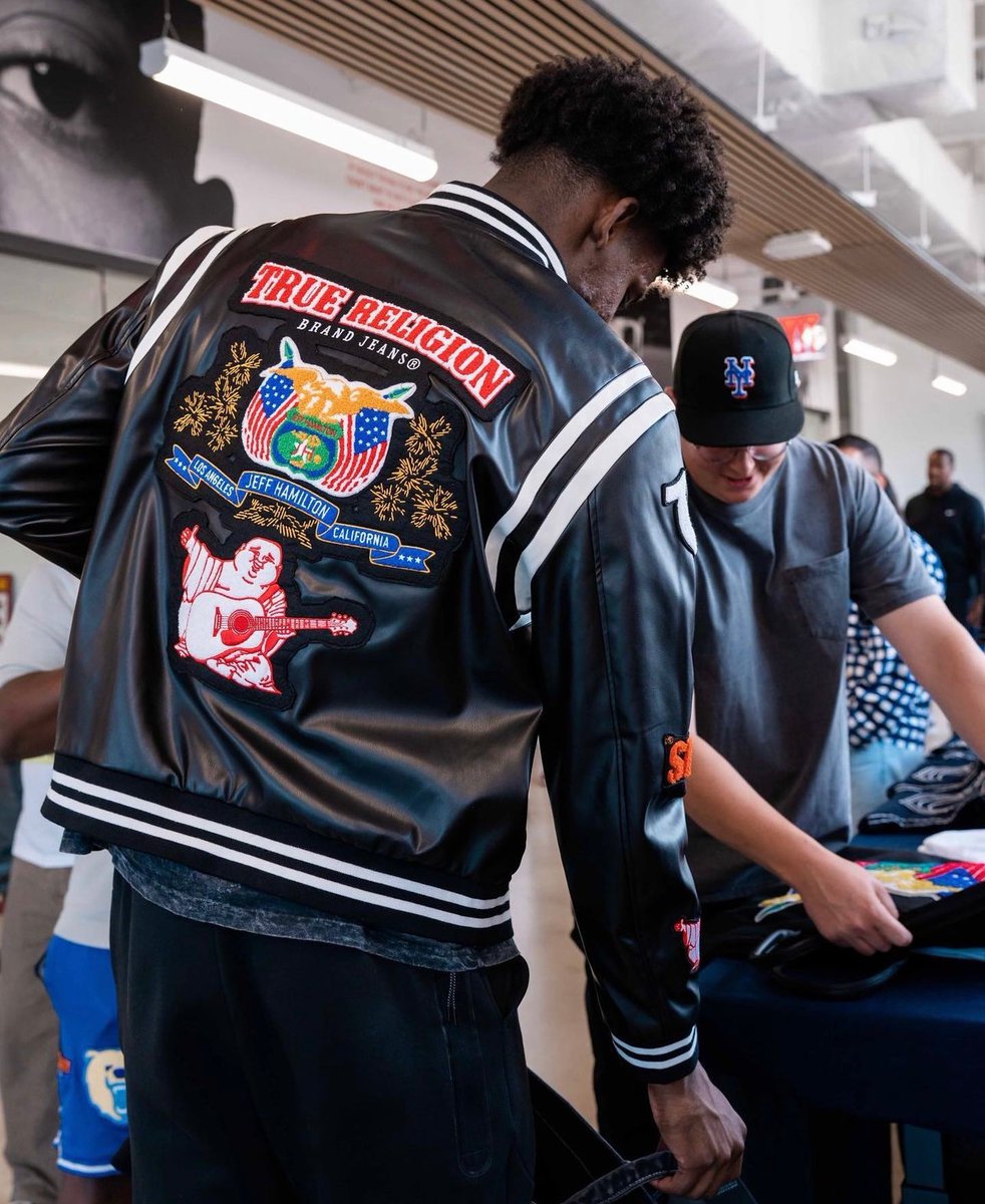 HypeNeverDies on Twitter "JEFF HAMILTON x TRUE RELIGION Varsity Jacket