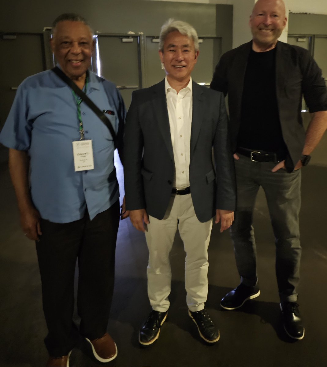 PastorJimLyon's tweet photo. With Edward Foggs (former National Association of Evangelicals Board Chair) and Walter Kim (today's NAE President) backstage, before Walter spoke at tonight's ChoG Convention Tampa evening service. Both of them outstanding #JesusGuys. https://t.co/pHqumCXwEu