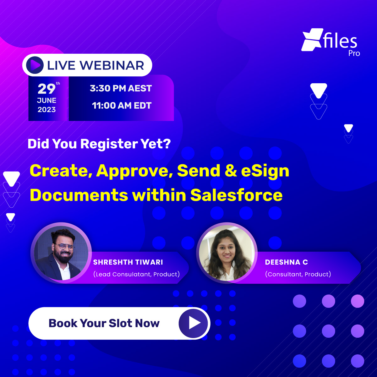 xfiles_pro's tweet image. Did you register yet? It&apos;s just days away. Dive into the link now. 

EDT: buff.ly/3PtQVzR  
AEST: buff.ly/46iqyCP 

#webinar #webinaralert #autodocumentgeneration #e-sign