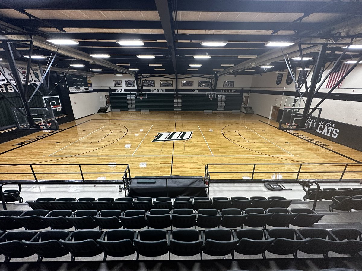 Ready to get the guys on the new court! #TraditionPrideExcellence