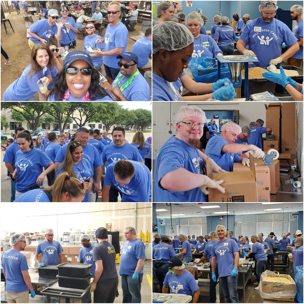 nbstartx's tweet photo. @MillCreekRes North Texas Team Members Volunteered to provide over 25000 Meals to End Hunger &amp; Homelessness #MillCreekCares #givingback https://t.co/RJYxDxGwOU
