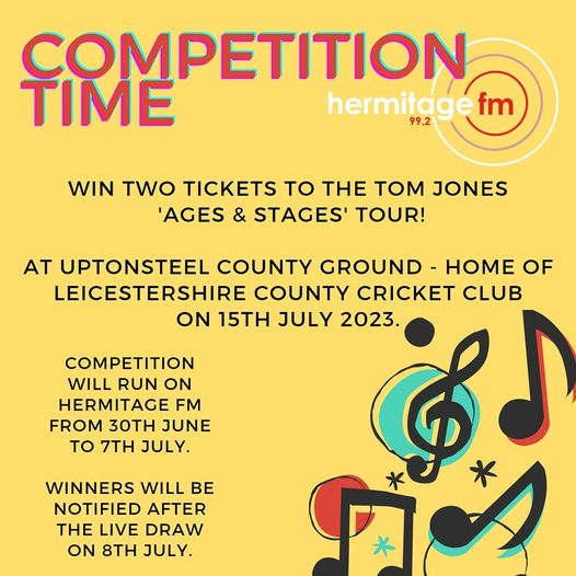 Exciting competition coming soon on Hermitage FM @ThisIsNWLeics @GraceRoadEvents @ChooseCoalville