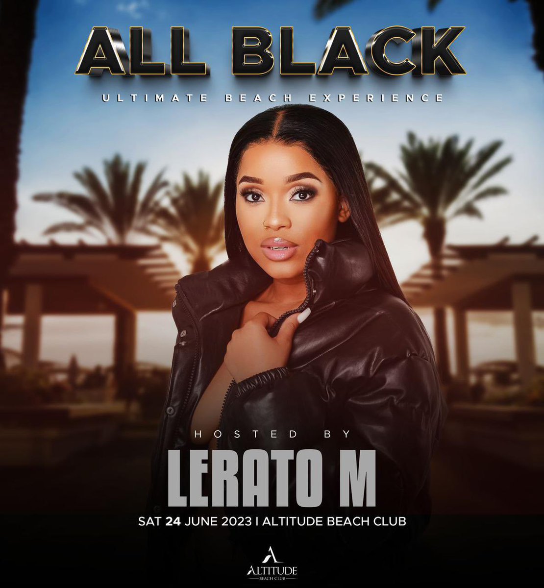 Tshepo_Ranko's tweet photo. The #UltimateBeachExperience kicks off at 12PM. Time to sit back and have fun! ⚫️ 

For convenience, book your table on: https://t.co/Z98FF83gtm let’s have a great time. 🎬 https://t.co/vZtVa6bnUl