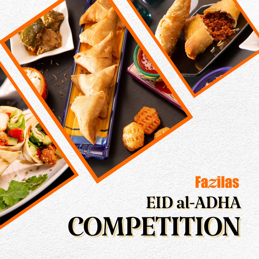 FazilaFoods's tweet photo. 💥 We’re celebrating #EidAlAdha with a brand-new competition! 💥

For the chance to #win one of our delicious hampers, just let us know who you would share the prize with 😉 

(#Competition ends 30/6 at 10pm, 1x winner picked from our social media channels, UK mainland only). https://t.co/SBw1Jy7vTn