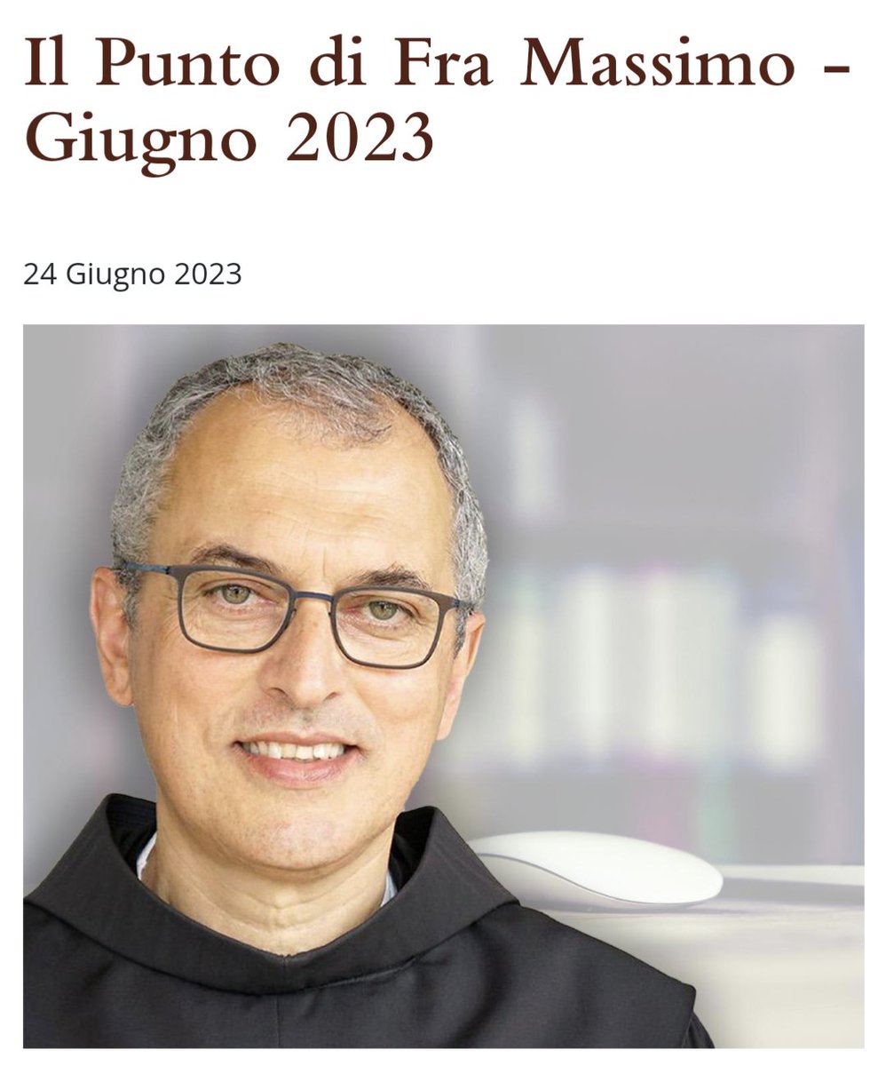 Witness and mission belong to our charism. Answering you is vital for us. Leaving our countries, our languages and cultures and making ourselves pilgrims and strangers in new lands puts our vocation back in motion", the words of Br. Massimo Fusarelli.
rb.gy/j9mo1