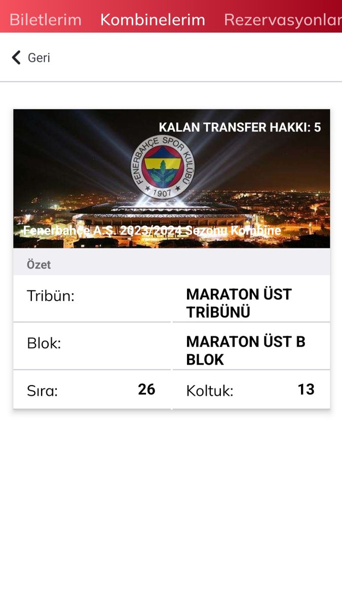 Kombine yenilenmiştir maraton güm güm 
💛💙
#daimaFener
#Fenerbahçe 
#kombine
#maratonüst