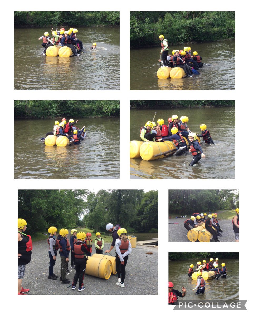 tripclass6's tweet photo. A busy first day for our year 5 + 6 children at Manor Adventure. Raft building, paddle boarding, abseiling and climbing. https://t.co/CFeLXC3jzF