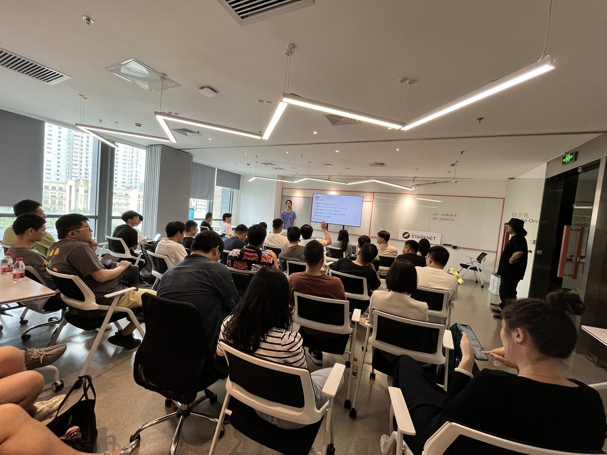 AW_Research's tweet photo. #starknet workshop 精彩的分享 期待下次!
@Real_Maxlion  @StarkNetAstroCN @Starknet @StarkWareLtd https://t.co/fgl14exYpL
