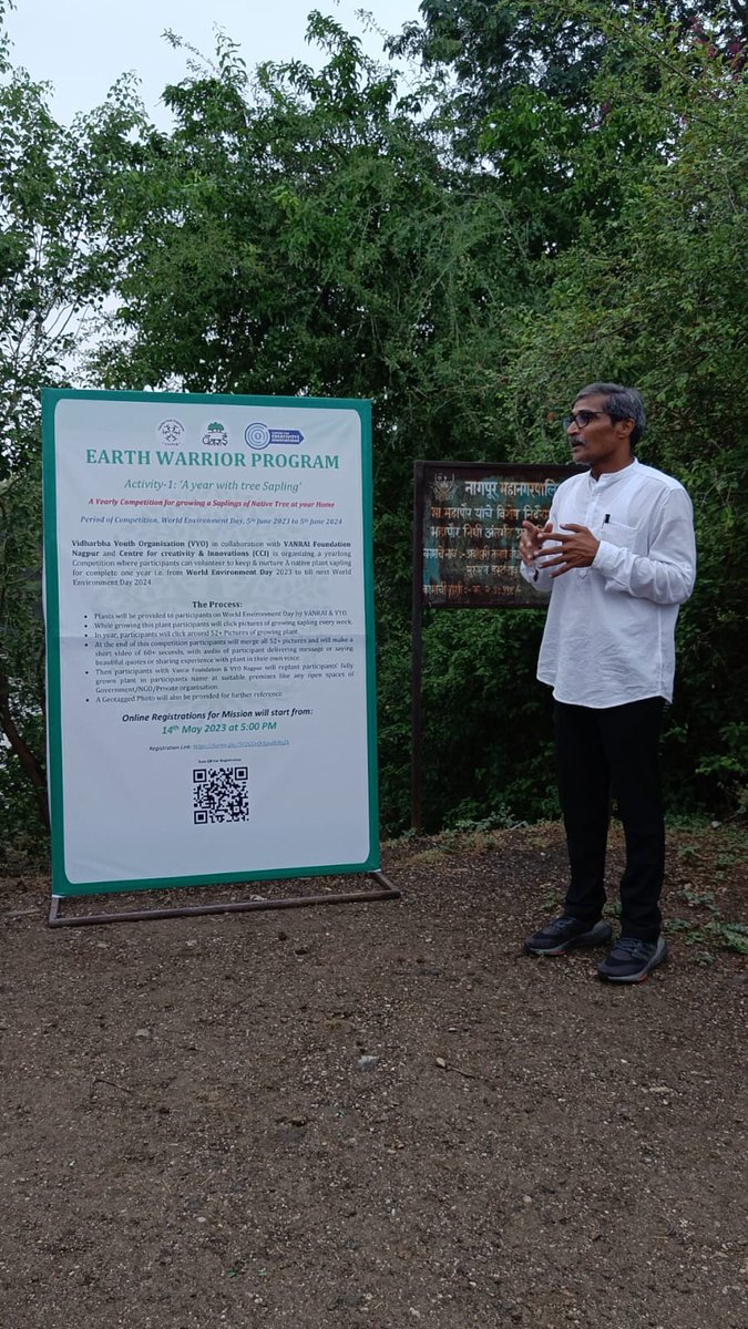 pskadu's tweet photo. A very bright day everyone✨️

Today, dated 23/06/2023 a conference was organized of #EarthWarriors and #VidarbhaYouthOrganization on occasion to Welcome the very first day of #Monsoon2023 at Ambazari Lake, Nagpur.
#missiongreennation
#plantation #environmentalsustainability https://t.co/07HcqUnjIj